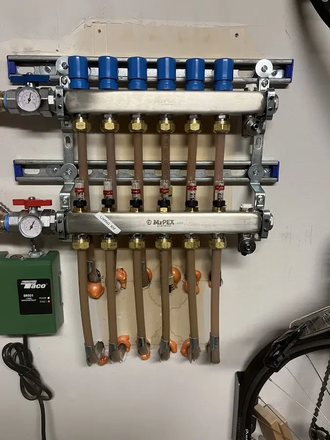 Plumber performing Leak Detection at a residential property in Port Lavaca